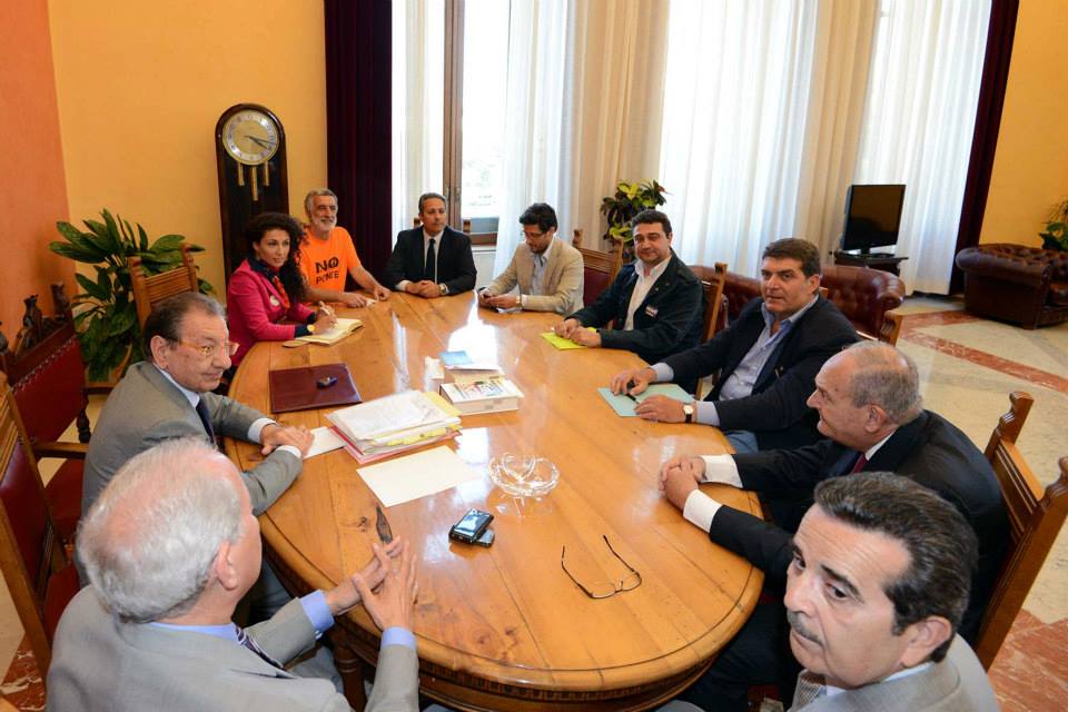 Croce con i candidati sindaco