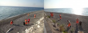 Pulizia spiagge