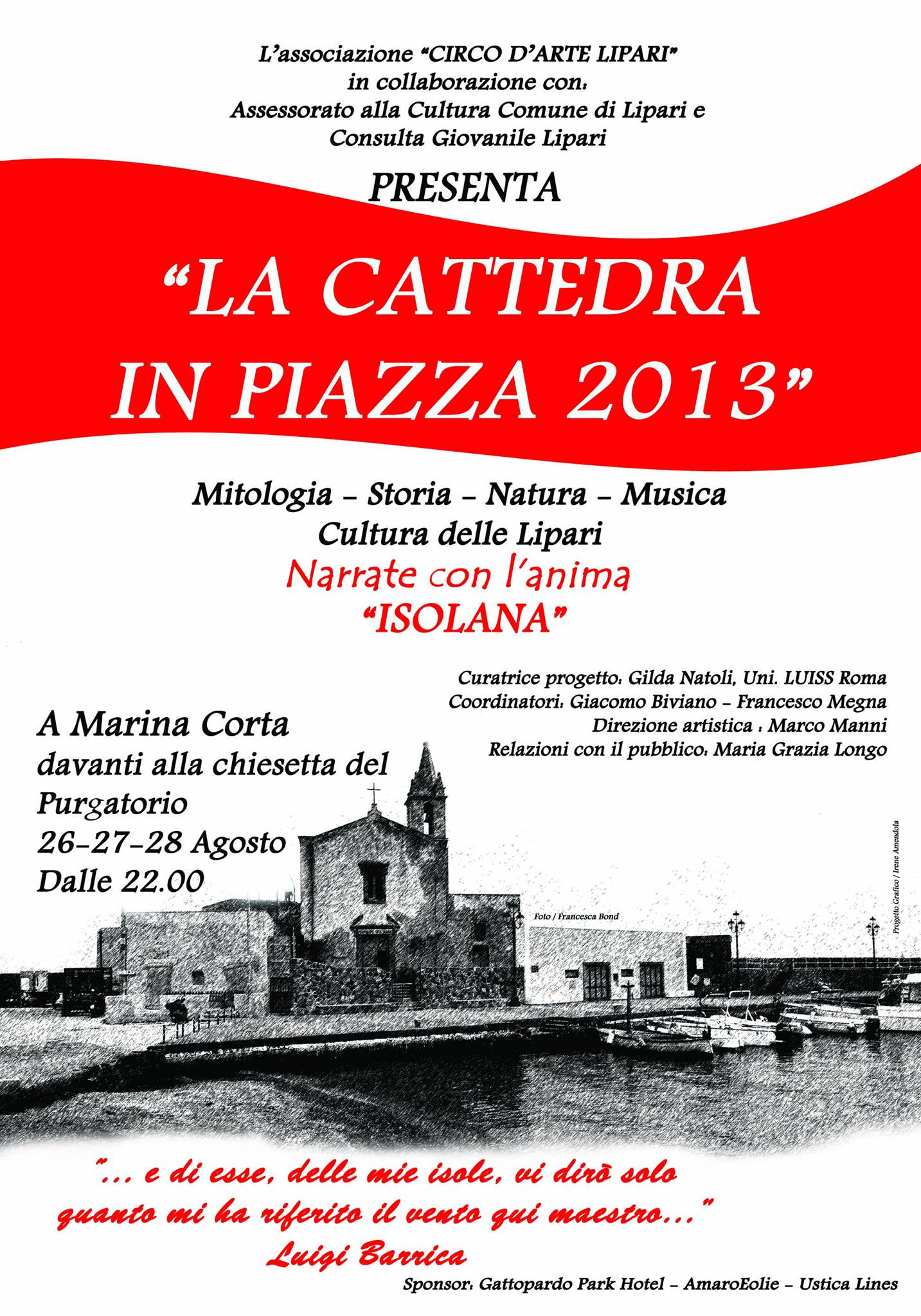 la cattedra in piazza