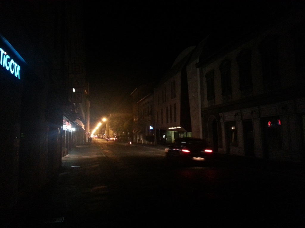 strade buio