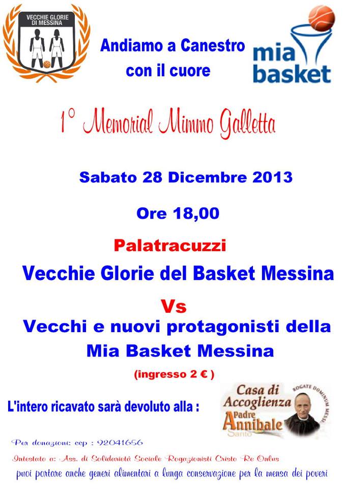 Locandina Memorial Mimmo Galletta