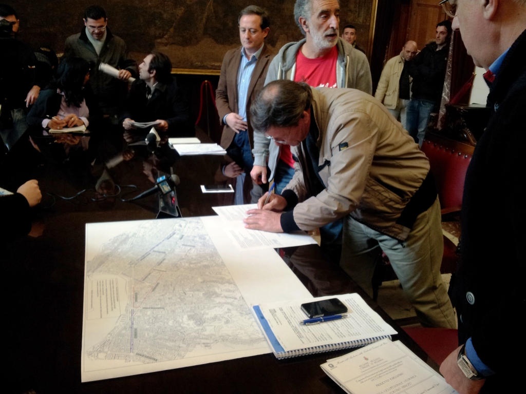 Accorinti piste ciclabili