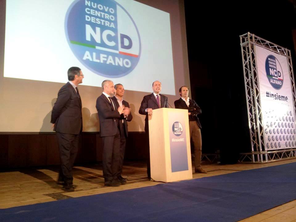 Alfano con deputati Ncd