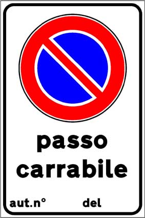 passo carrabile