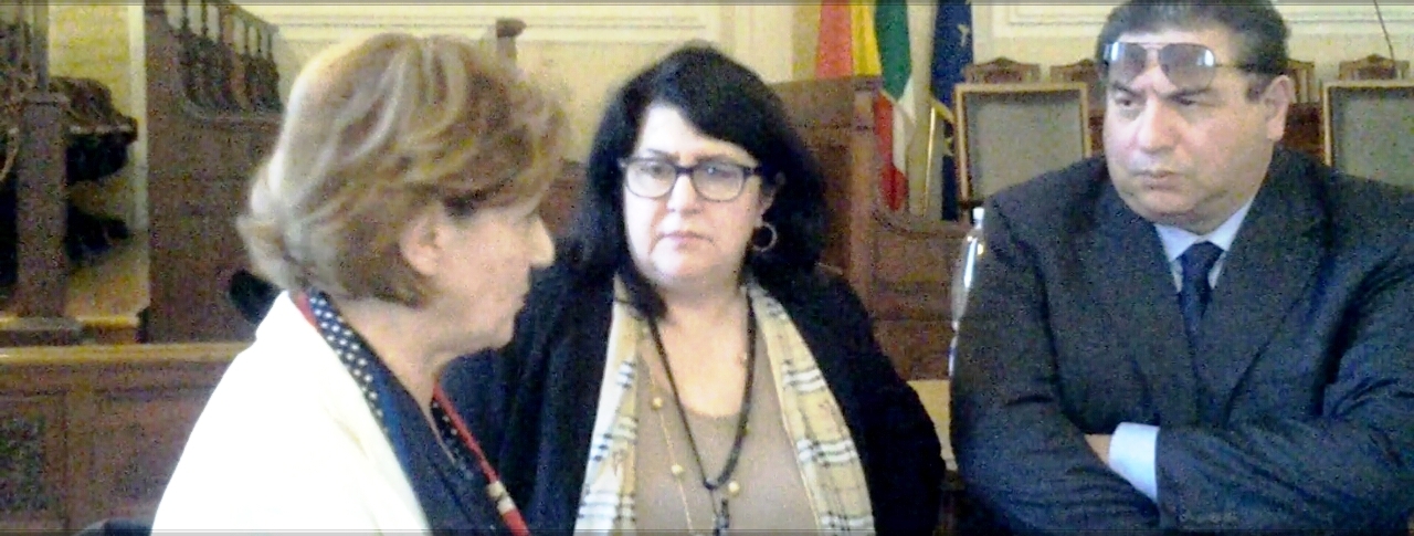 assessore furnari con sindacalisti Cgil