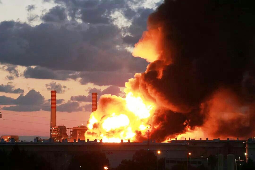 incendio raffineria Milazzo