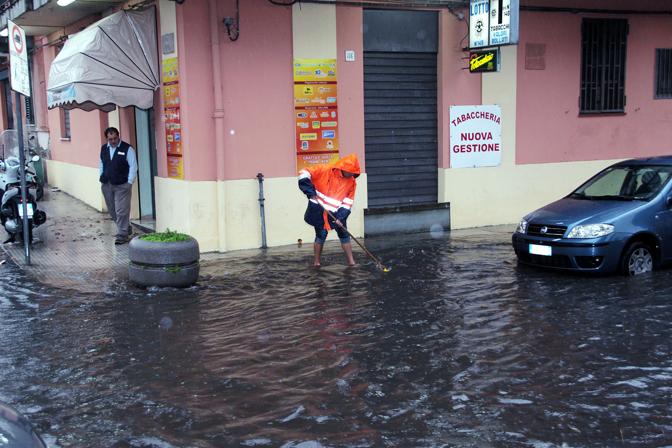 strada allagata messina 2014
