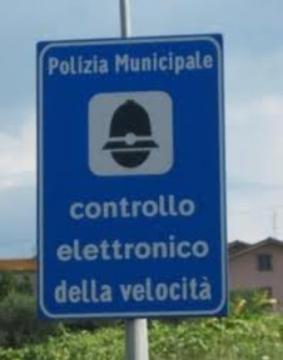 cartello polizia autovelox