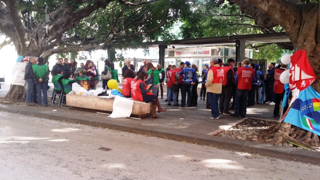 Sit-in patronati novembre 2014