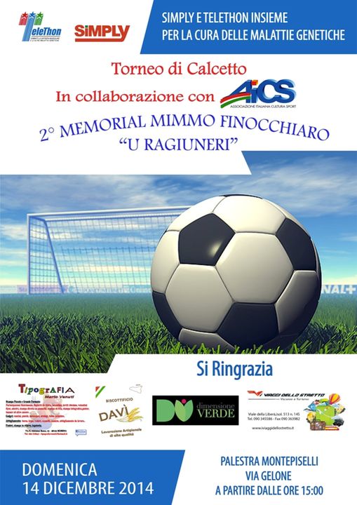 Locandina MEMORIAL MIMMO FINOCCHIARO