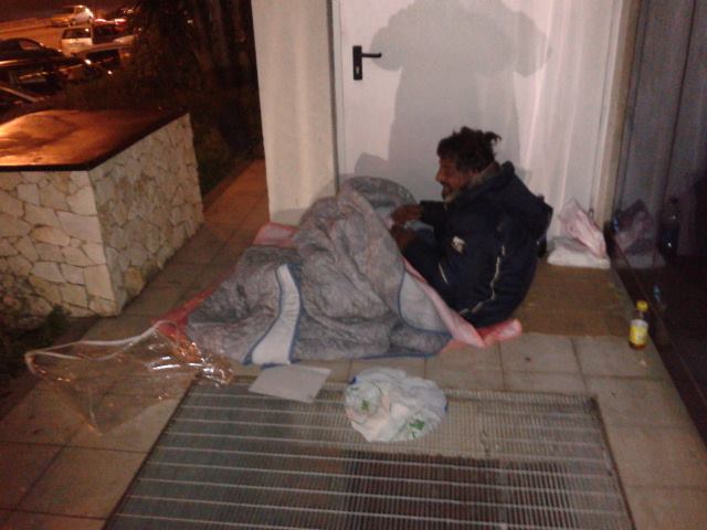 senzatetto zafferia