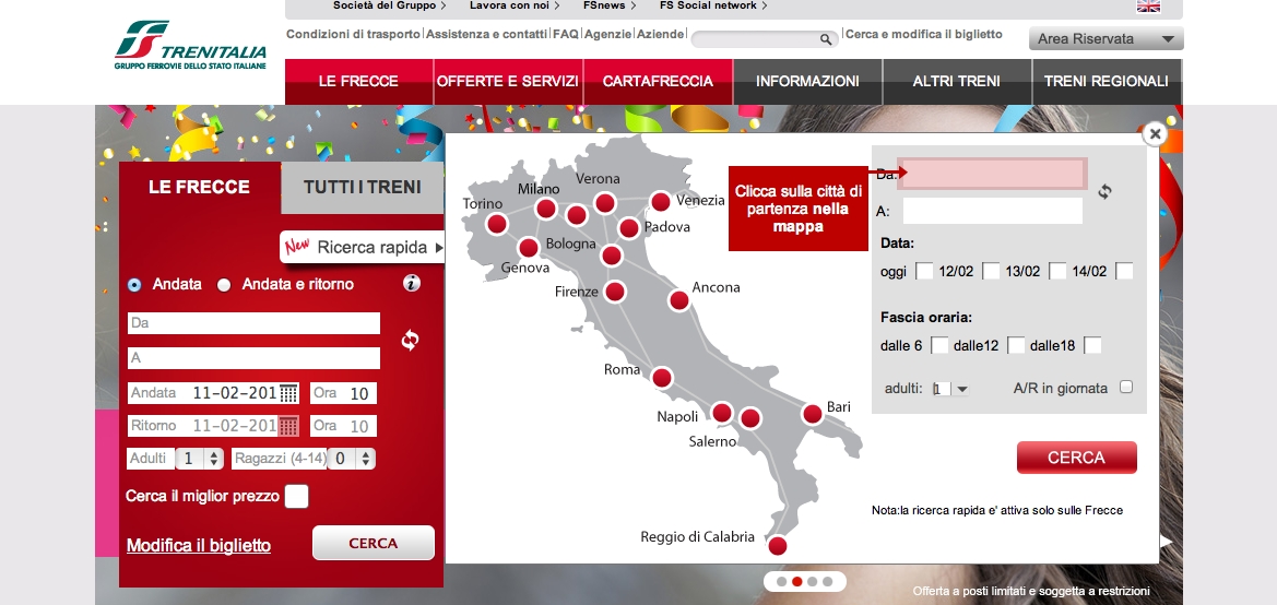 mappa trenitialia