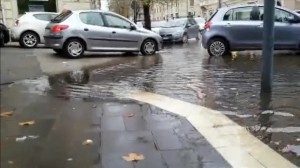 Corso Cavour allagato