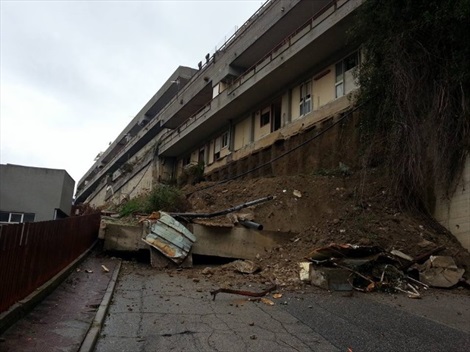 poggio dei pini crollo