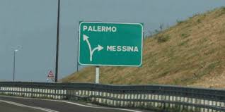 cartello messina palermo a20