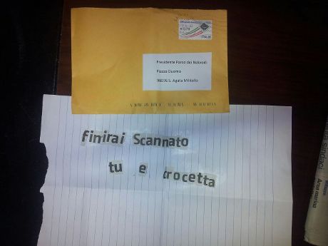 lettera anonima minacce
