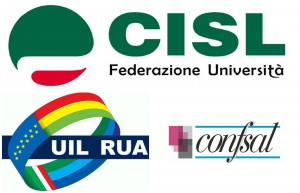 Cisl Università, Uil Rua e Confsal