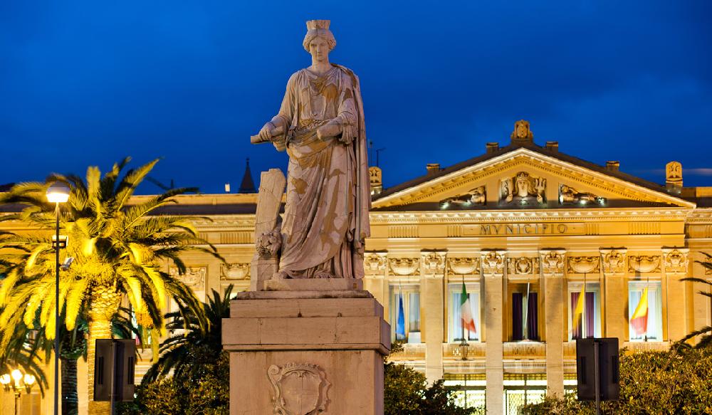 municipio messina statua nuovo
