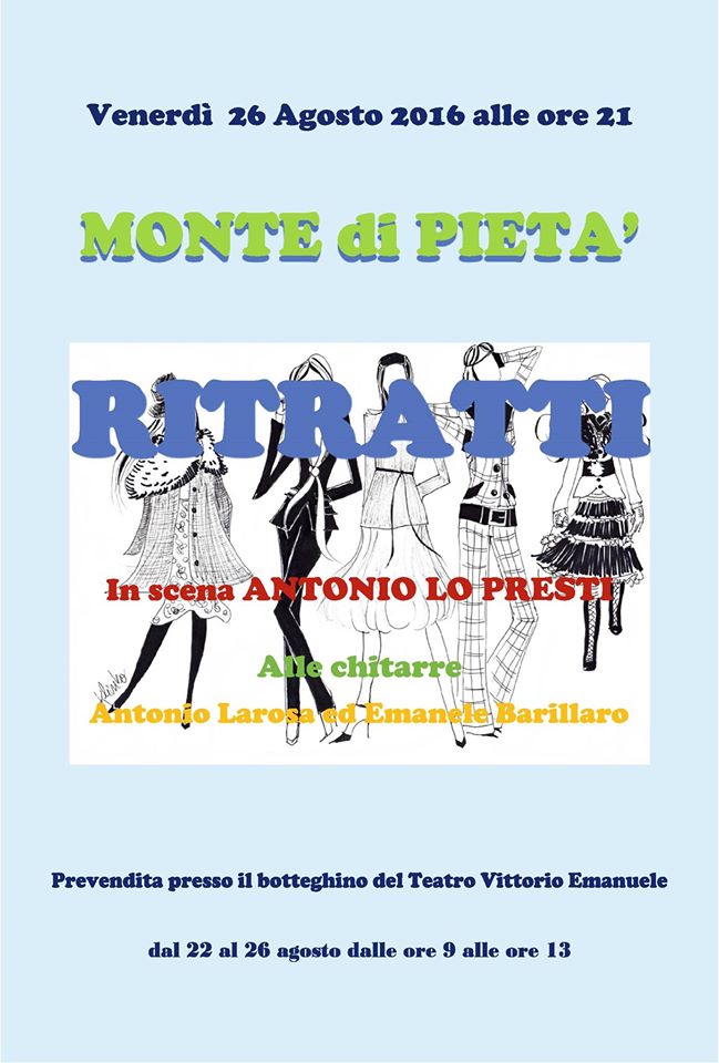 ritratti di antonio lo presti