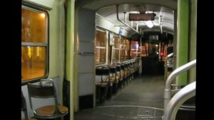 tram di sera interno