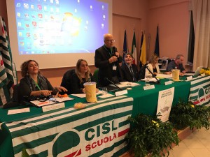 CONGRESSO CISL SCUOLA- CARMELO CARDILLO CONFERMATO SEGRETARIO GENERALE…