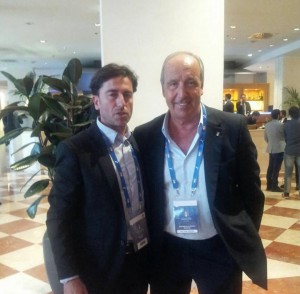 Bellinvia insieme al Ct della Nazionale Ventura
