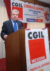Giovanni Mastroeni, nuovo segretario generale CGIL MESSINA
