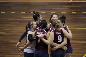 esultanza CUS Unime pallavolo