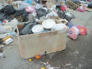 Foto spazzatura da Orto Liuzzo a San Saba 23 4 17 ore 10 010