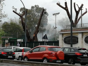 circolo tennis in fiamme